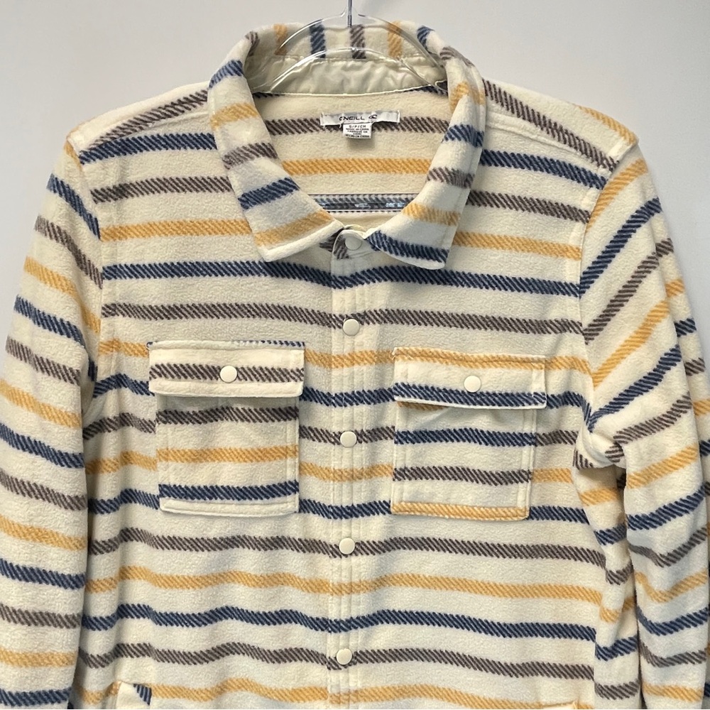 O’Neill Striped Fleece Snap Jacket